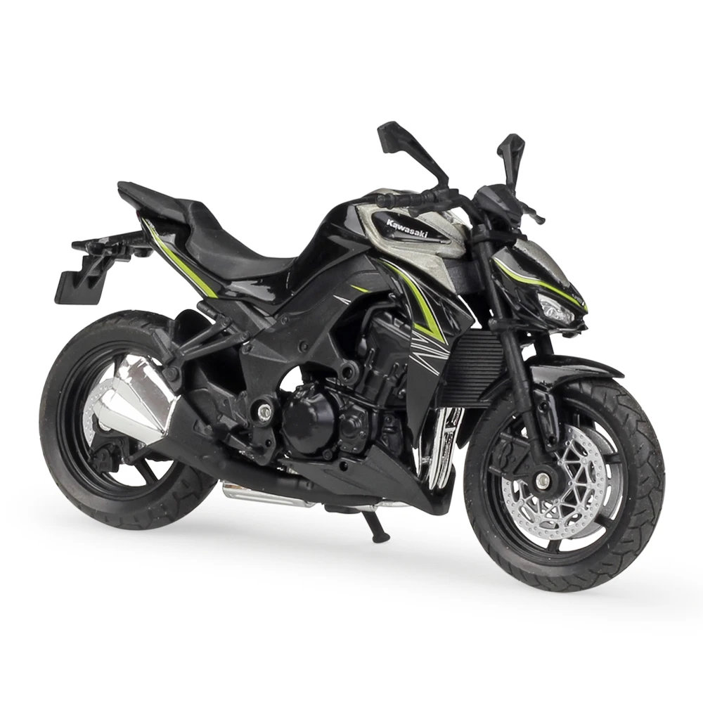 Welly 1:18 Kawwasaki Z1000 Alloy Diecast Motorcycle Model Workable