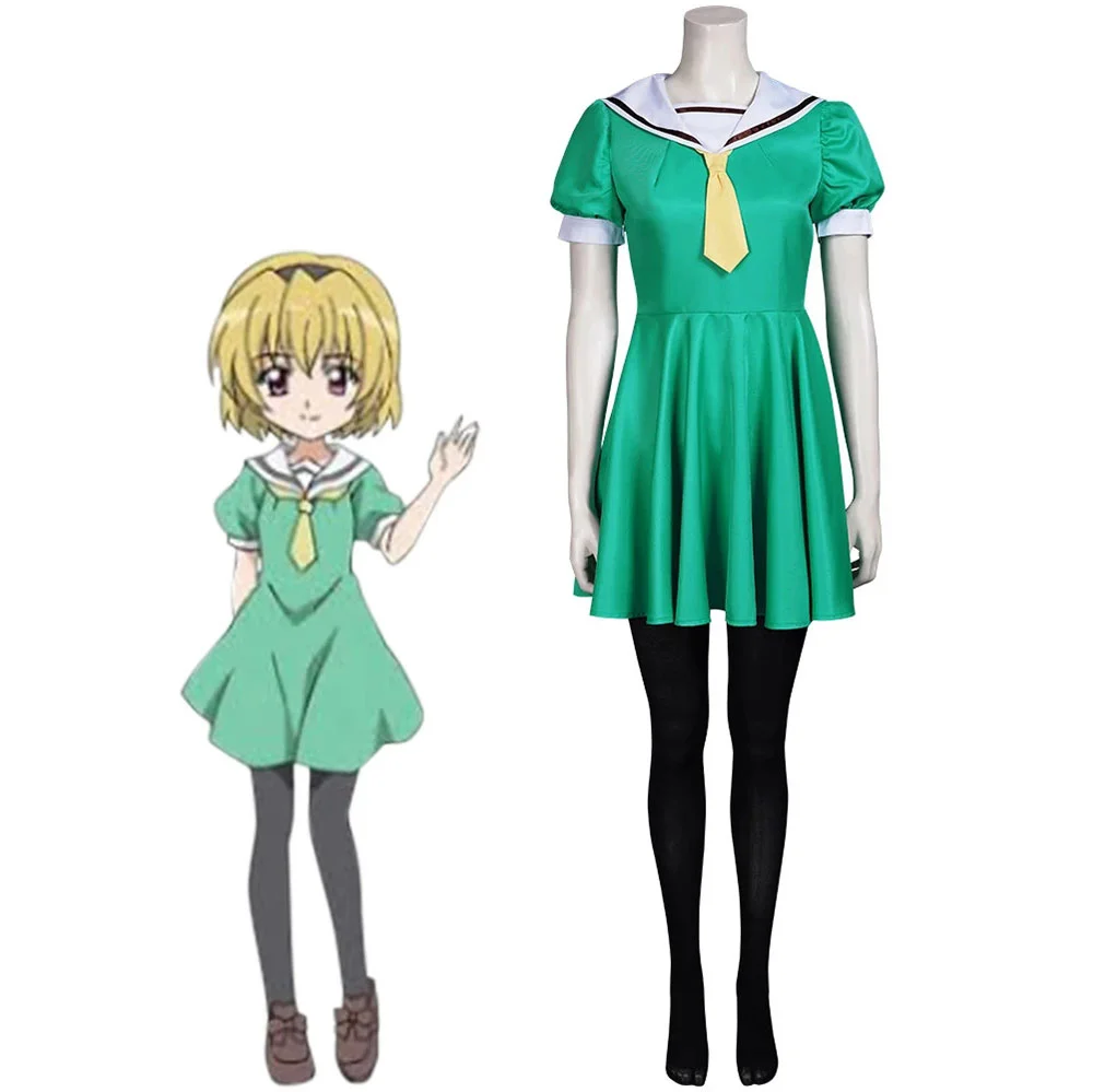 Anime Cosplay Higurashi When They Cry Hou Ryugu Rena Sonozaki Mion Maebara Costumes Halloween Carnival Dress Skirt JK Uniform