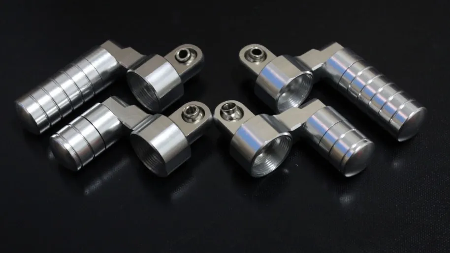 

CNC Alloy Front & Rear Shock Absorber Cap Set for Shocks Suspension for 1/5 Scale Hpi ROFUN ROVAN Km Baja 5b 5t