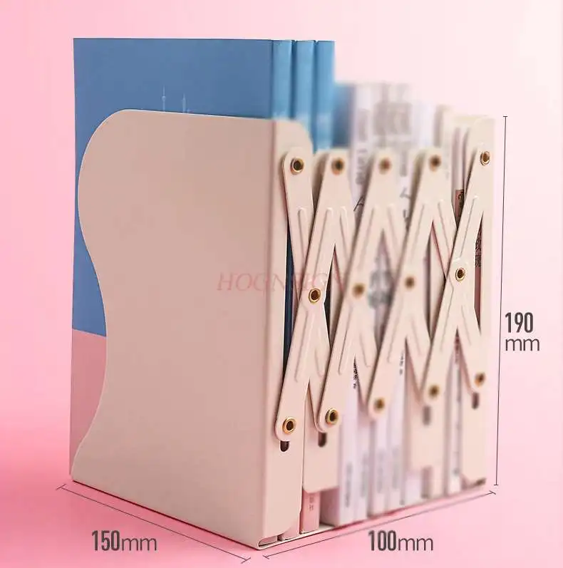 Retractable book stand high school student simple book shelf shrink table folding storage book holder bookshelf student