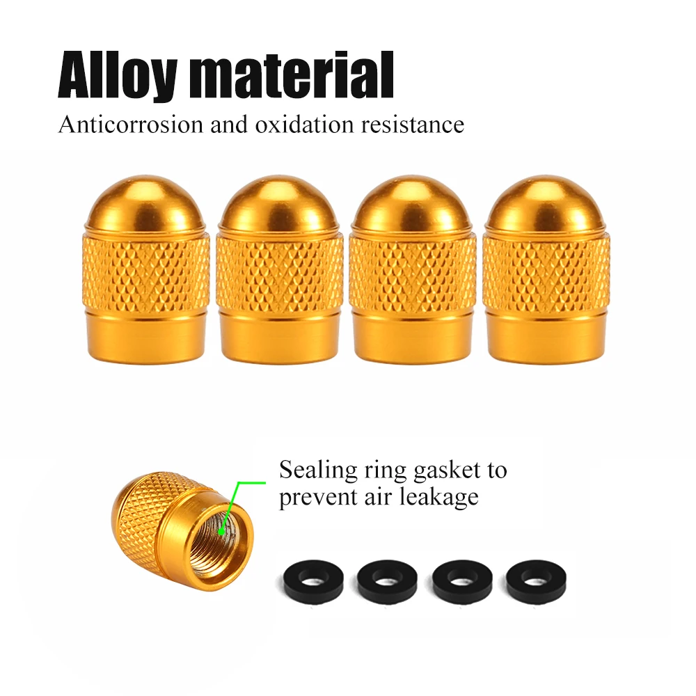 DSYCAR 4Pcs/Lot Bike Motorcycle Car Tires Valve Stem Caps Dustproof Cover for BMW Lada Honda Ford Car Car Styling Accessories