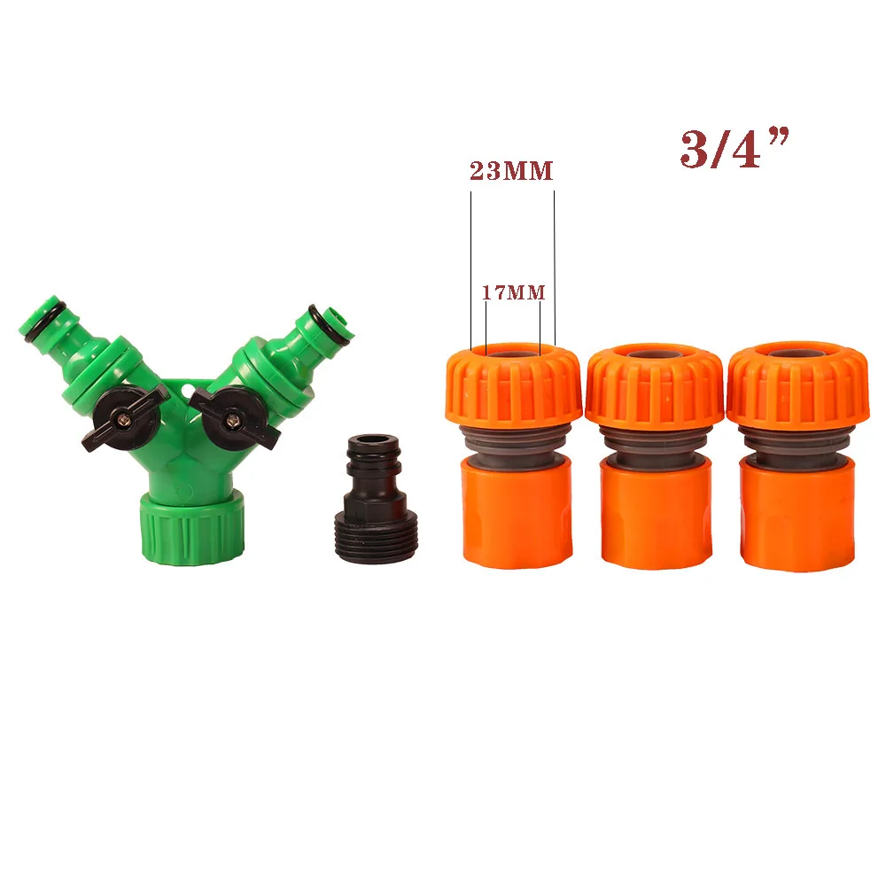 Garden Hose Tap 3 Way 1/2 3/4 1\