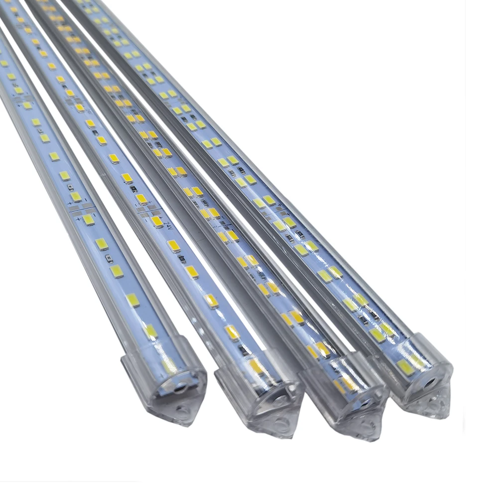 5 Pack Rigid LED Light Bar – 50CM 12V 36 SMD 5630 Chips, U Aluminum Shell With PC Cover, Indoor Use, Multicolor Options