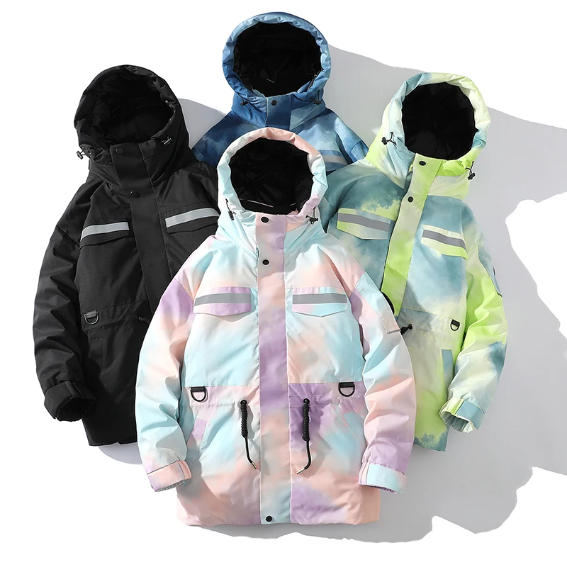 2021 chegada nova jaqueta de inverno com capuz design pato branco para baixo casacos engrossar longo parkas estilo ao ar livre quente neve wear hf001