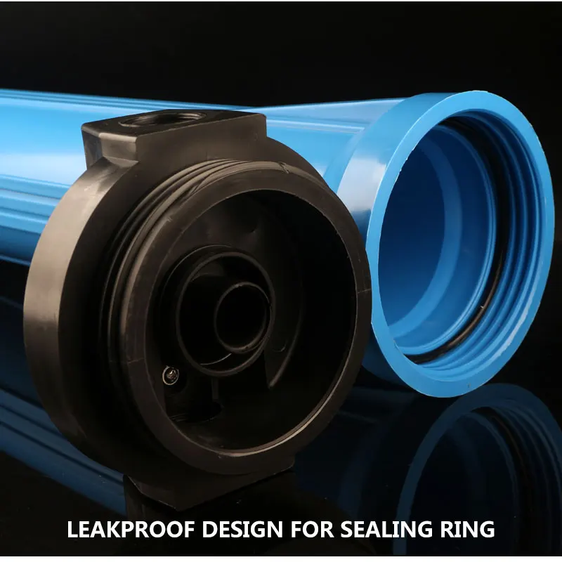 Currency 20 Inch Reverse Osmosis Blue Filter Bottle 3/4\'\' Thread 25MM 20โโ Front Whole House Filtration Commercial Cartridge