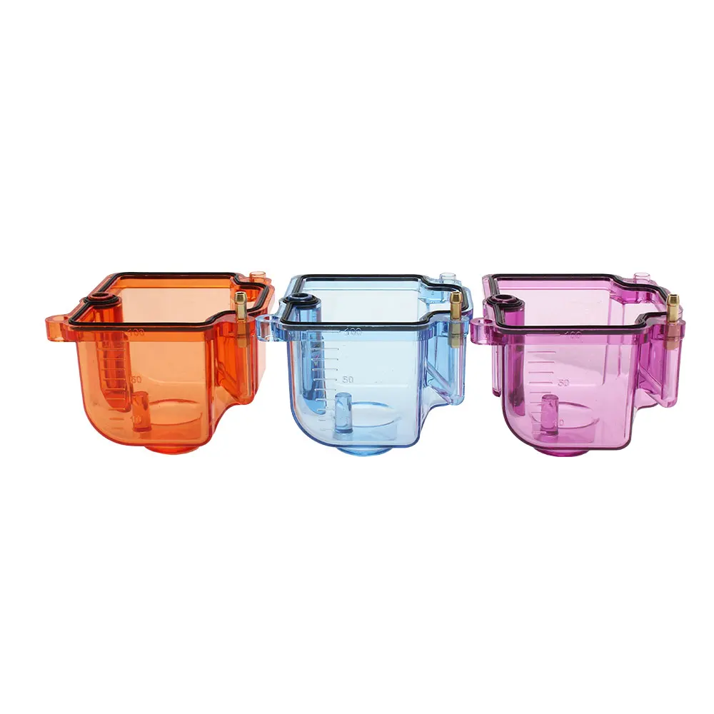 New PWK 21-34 blue/Purple/orange Nylon transparent Carburetor Lower Cover Bowl For PWK KSR OKO KOSO KEIHIN Carburetor