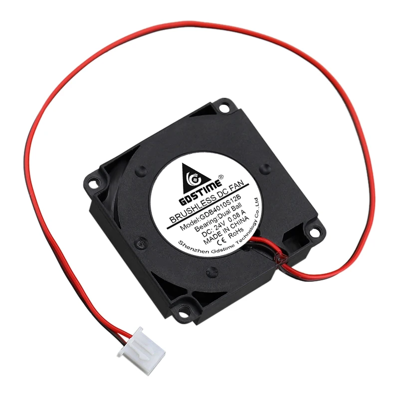 5Pcs/Lot Gdstime DC 24V Radial Fan 40mm 40x40x10mm Ball Bearing 3D Printer Cooler 4cm 40mmx10mm Micro Turbo Blower Fan