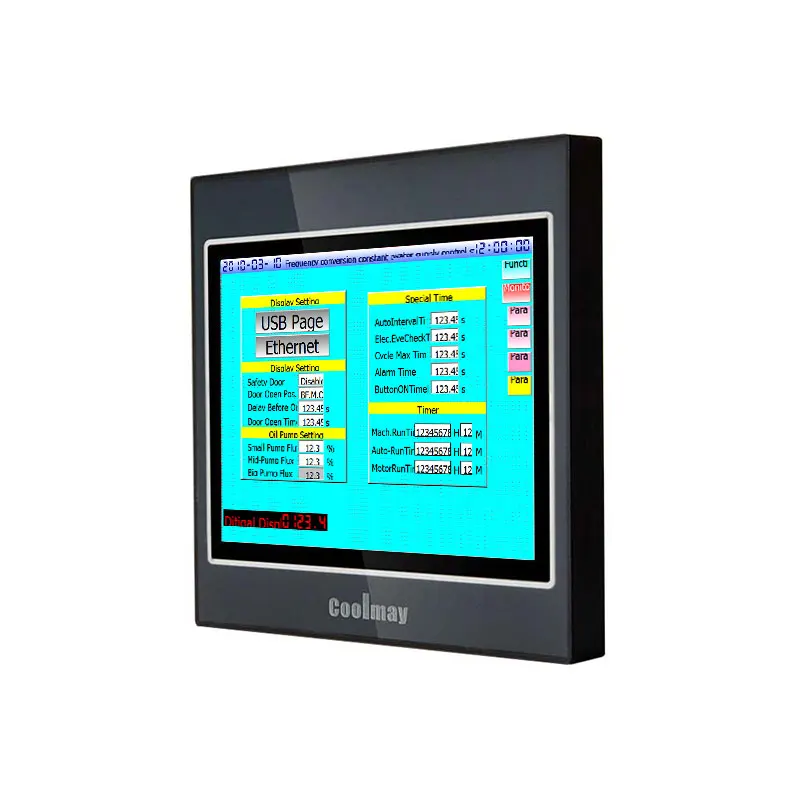 

Coolmay TK6037FH Economic Mini Color Touch Screen HMI Monitor for Industrial Automation