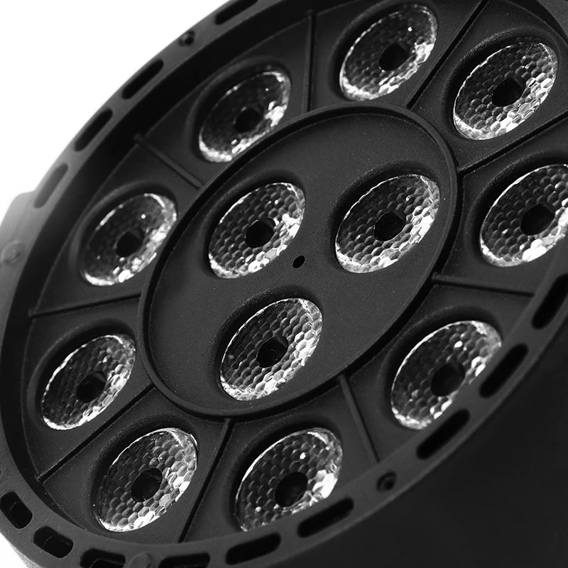 Lámpara Par LED plana RGBW, 12x3W, 4 en 1, DMX, Bar, teatro, efecto de escenario, fiesta en casa para entretenimiento, 10 piezas, gran oferta