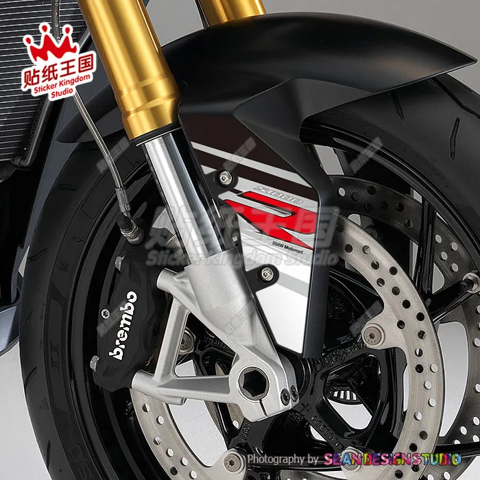 1 pair For BMW S1000R 2013-2020 Motorcycle Fender Mudguard Decals Waterproof Stickers