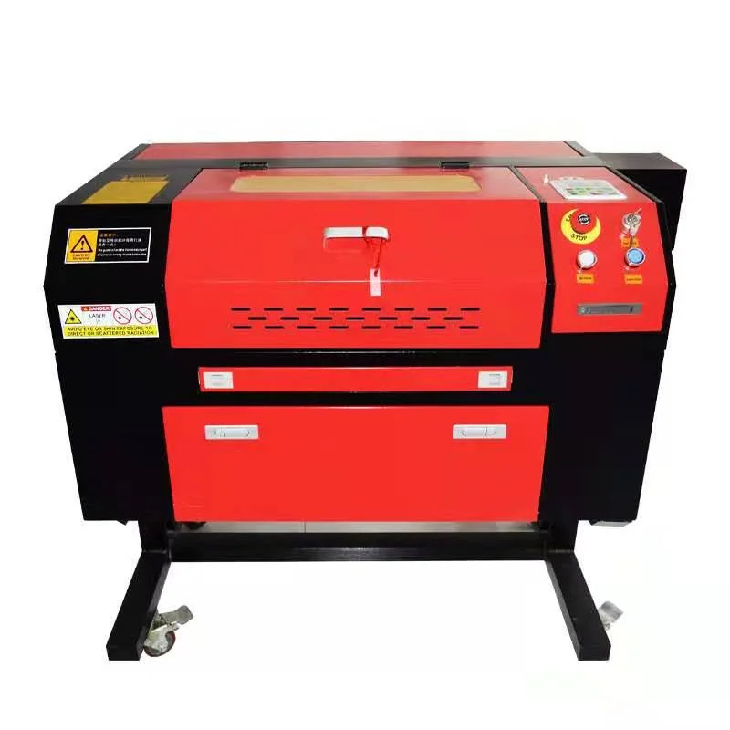 

Desktop Ruida 6445 Or 6442 Controllable CO2 Laser Engraving And Cutting Machine With 60W 80W Laser Tube Automatic Lifting Table