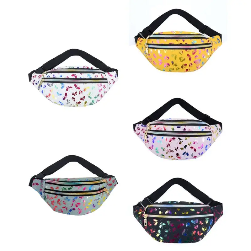 Mode Vrouwen Gedrukt Taille Fanny Pack Belt Bag Pouch Reizen Hip Bum Schoudertassen Purse