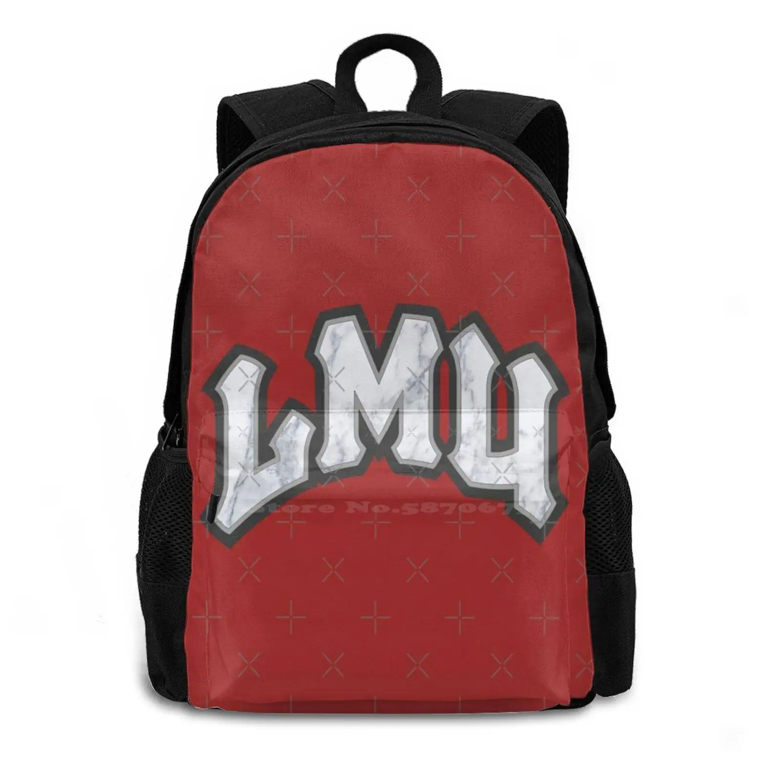 Lmu White Marble Hot Sale Schoolbag Backpack Fashion Bags Lmu Marble University Loyola Marymount Usc Los Angeles Jesuit Trendy