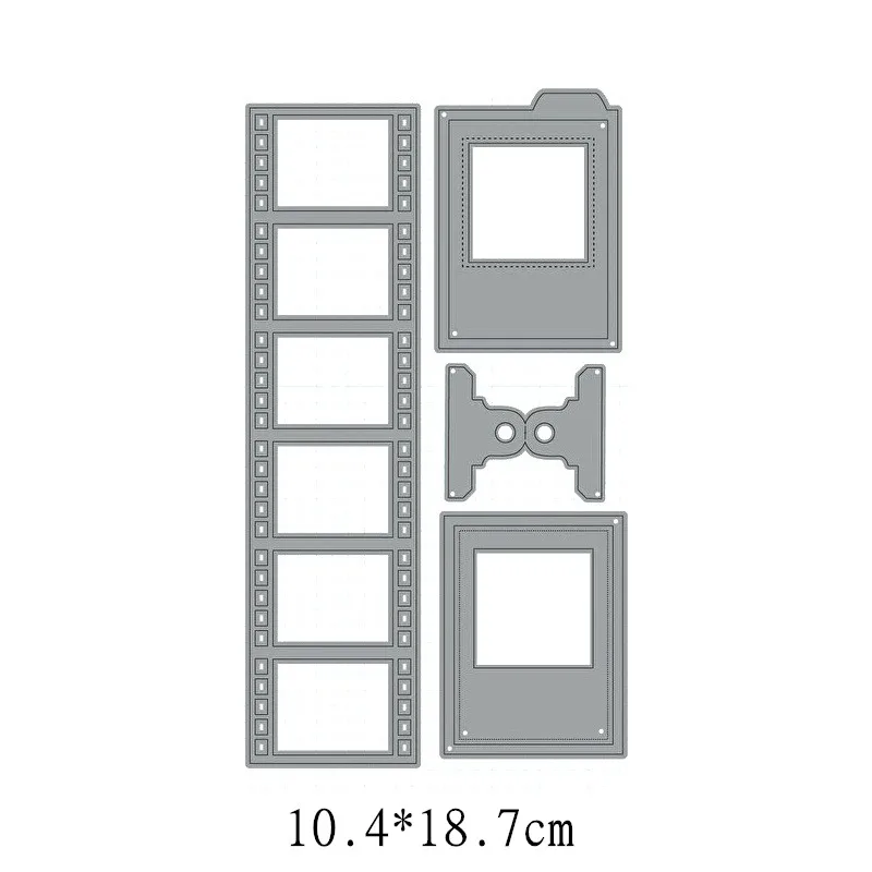 ZENRA Film Photo Folder Frame Steel Metal Cutting Die Stencils Knife Mould For DIY Paper Card Making Decorative Scrapbook image 3