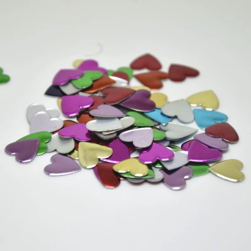 12mm 50pcs Mix Color Hot Fix Rhinestuds Heart Shaped Punk Studs And Spikes For Clothing Diy Accessories