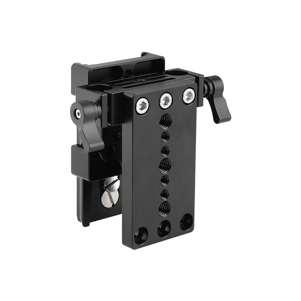 CAMVATE Camera Quick Release QR Plate Mount Connect Adapter With 15mm Dual Rod Clamp For Manfrotto 577/ 501/ 504/  Tripod