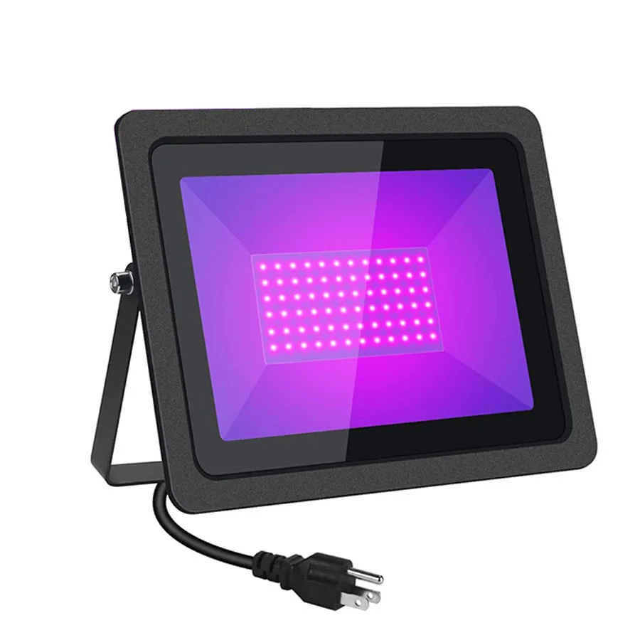 

10/30/50/100W Waterproof UV Black Light Outdoor Ultra Violet Flood Light Disco Dance Party Stage Lamp Aquarium Atmosphere Lamp