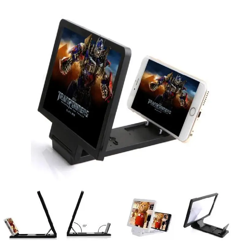 3d Movie Video Stand Holder Foldable Portable Glass Screen Hd Amplifier Mobile Phone Screen Magnifier Magnifying Glass Mobile