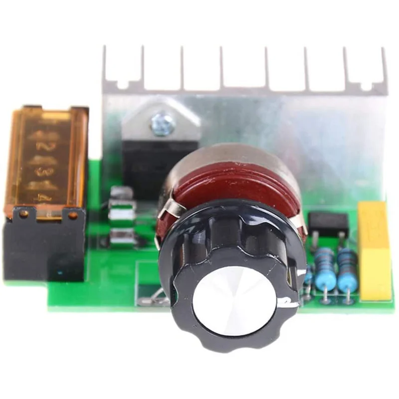 4000W 0-220V AC SCR Electric Voltage Regulator Motor Speed Controller Dimmers Dimming Speed with Temperature Insurance