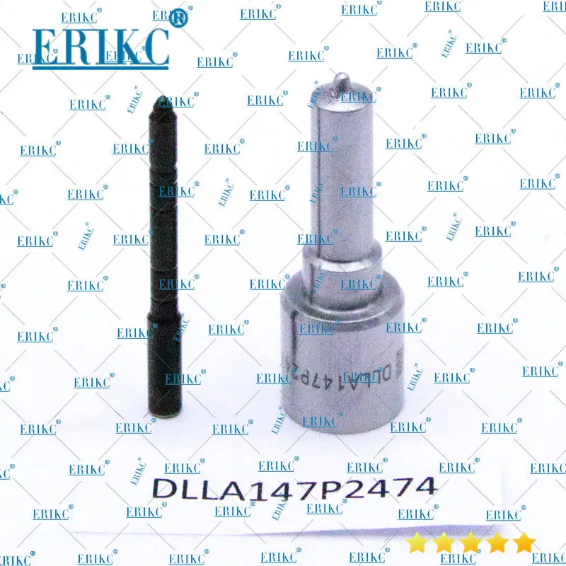 ERIKC 0445120391 Fuel Injection Nozzle DLLA 147 P 2474 Gun Nozzle DLLA147P2474 Diesel Injector Sprayer DLLA 147P 2474