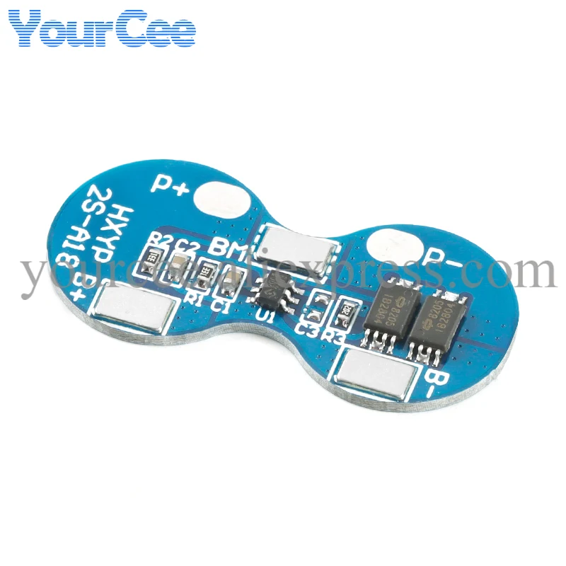 5pcs/1pc 2S 7.4V 8.4V 3A Li-ion Lithium Battery 18650 Charger Protection Board Module BMS PCM Lipo Battery 2 Cell Pack 2S-A18