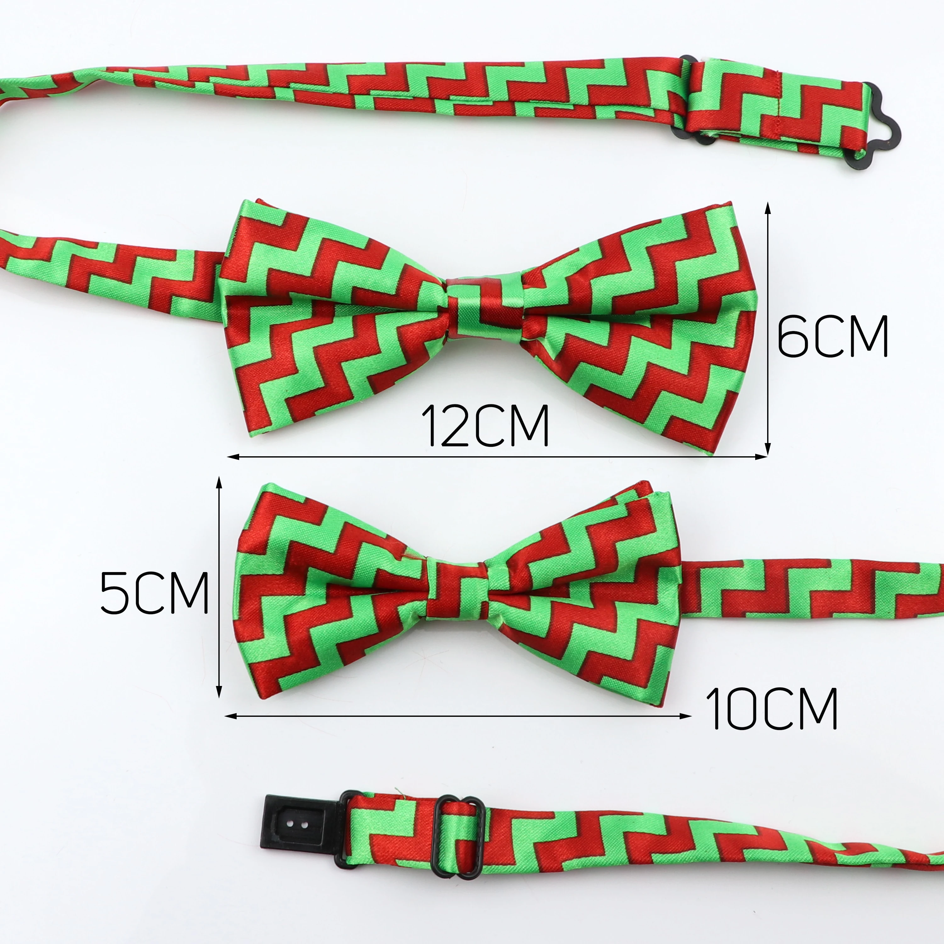 Red Blue Green Colorful Christmas Bowtie Set For Father Son Gift Santa Claus Snowflake Elk Festival Theme Bow Tie Accessory