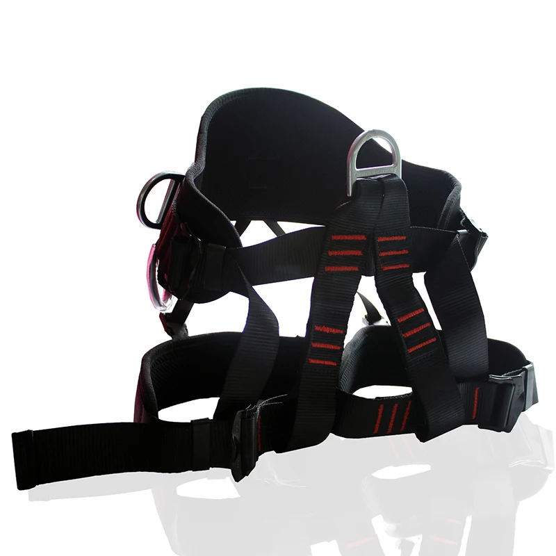 2500KG Outdoor Climbing Safety Belt Rock Climbing Harness Half Body Harness Protective Supplies Survival Equipment