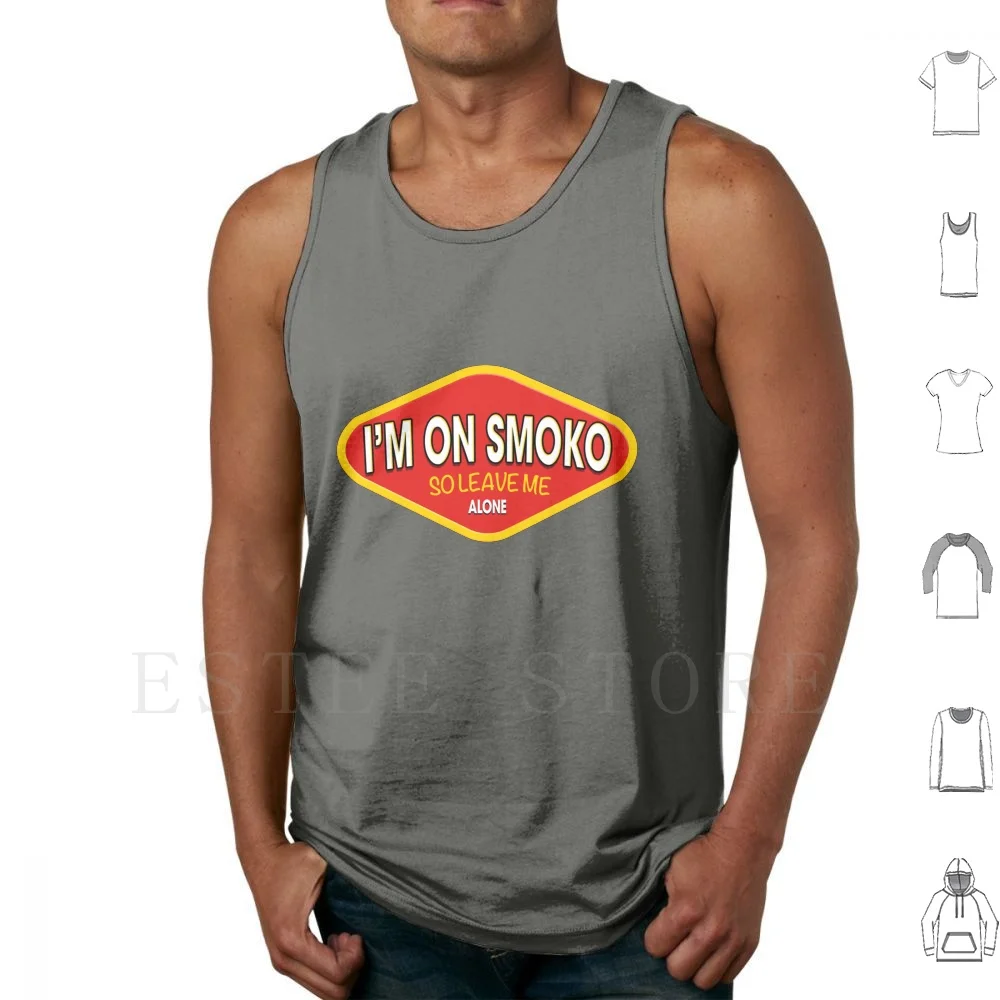 Estoy en Smoko Vegemite The Chats Camisetas sin mangas Chaleco The Chats Vegemite Smoko Punk Australia Música Aussie Chats Band Food Pub