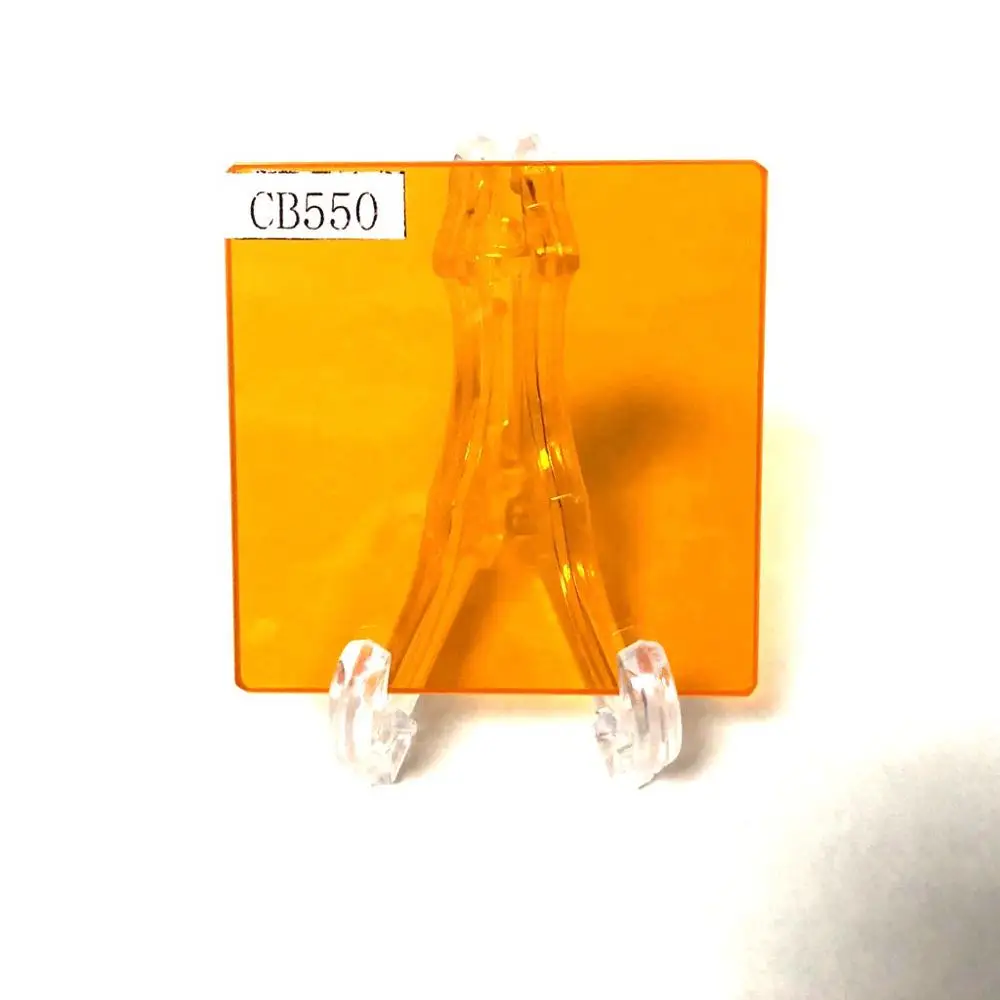 550nm Orange สี High Pass Filter แก้ว CB550