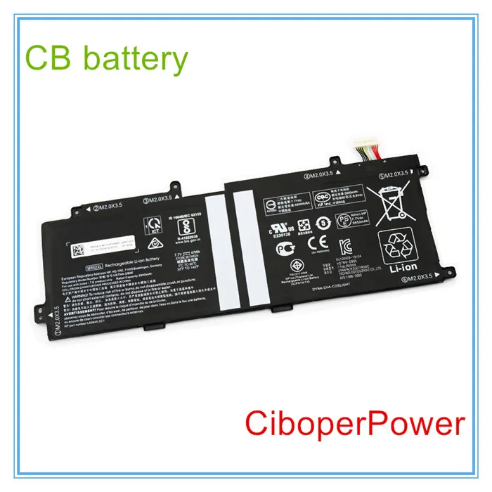 Original quality MR02XL Laptop battery For MR02XL HSTNN-DB9E L45645-2C1 L46601-005 7.7V 47WH 5950MAH