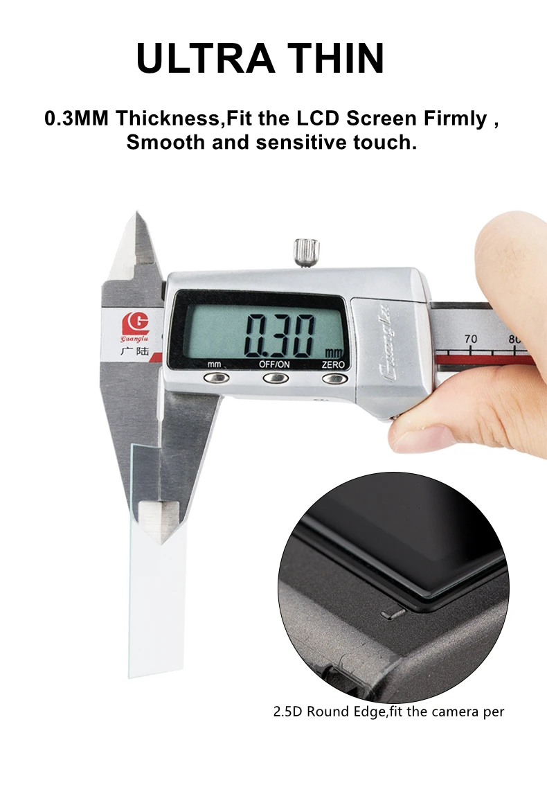 A1 Camera Ban Đầu 9H Camera Kính Cường Lực Bảo Vệ Màn Hình Cho Sony A1 Camera Màng Bảo Vệ