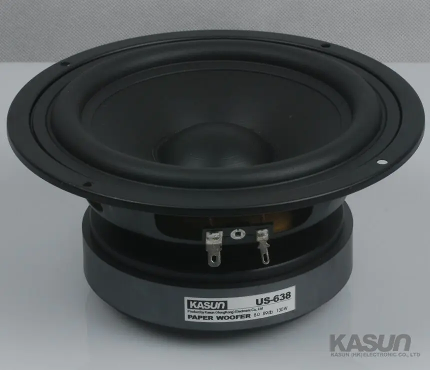 1Pieces （1 speakers） Original KASUN US-638 6.5-Inch Sealed Mid-Range Speaker Unit Impedance 8 Ohm Power 130W