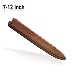 6 7 8 9 10 12 inch Scabbard Walnut Wood Kitchen Steak Slicing Japanese Santoku Knives Shell Case Knife Storage Sheath Organizer