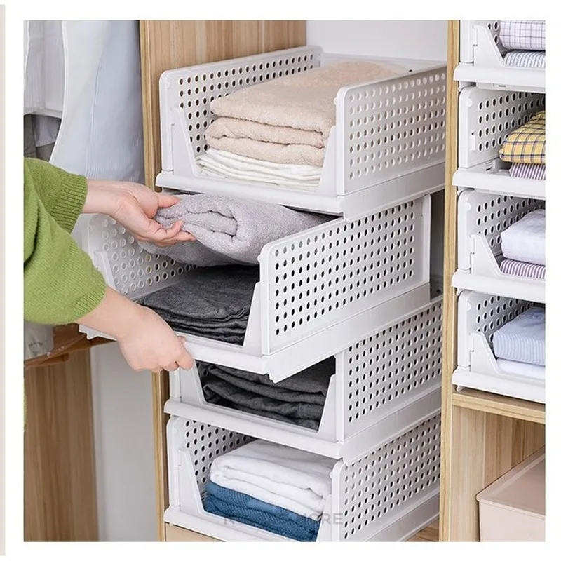 Sunshine Xiaomi Foldable Modular Retractable Shelf / Storage Rack Drawer Clothes Closet Wardrobe Organiser