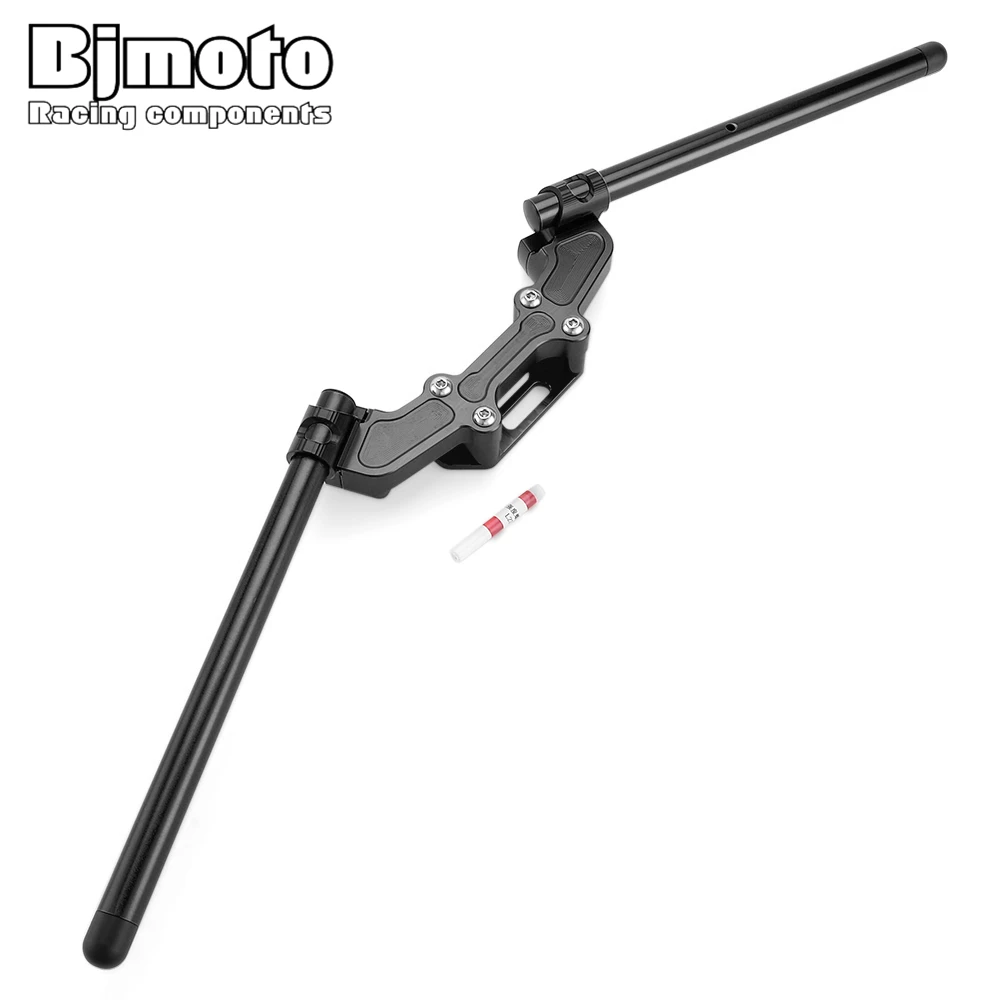 Motorcycle Clip on Adjustable Handlebars Handle Bar With Adapter For Ducati Monster 821 2015-2017 Monster 1200 S 1200S 2014-2016