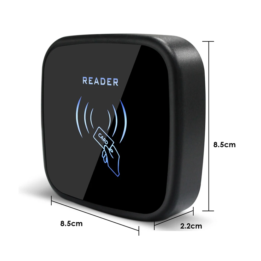 Imagem -03 - Leitor de Cartão Rfid de Longo Alcance Controle de Acesso Impermeável Proximidade Wiegand26 Ip68 125khz 13.56khz