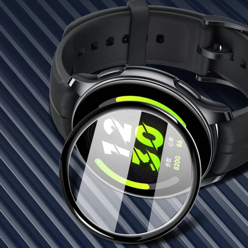 3D 곡선 전체 소프트 보호 필름 커버 Realme T1 스마트 워치 화면 보호기 스포츠 액세서리에 대 한 Smartwatch 보호