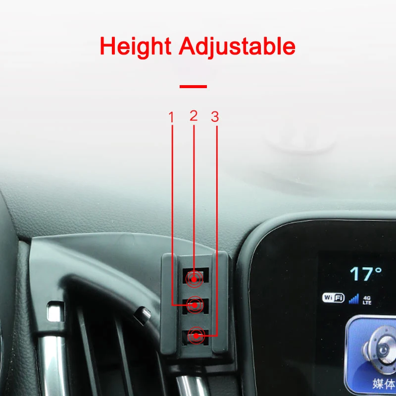 Mobile Phone Bracket Air Vent Mount Call Phone Holder Support for Chevrolet Equinox Accessories 2017 2018 2019 2020 2021 2022