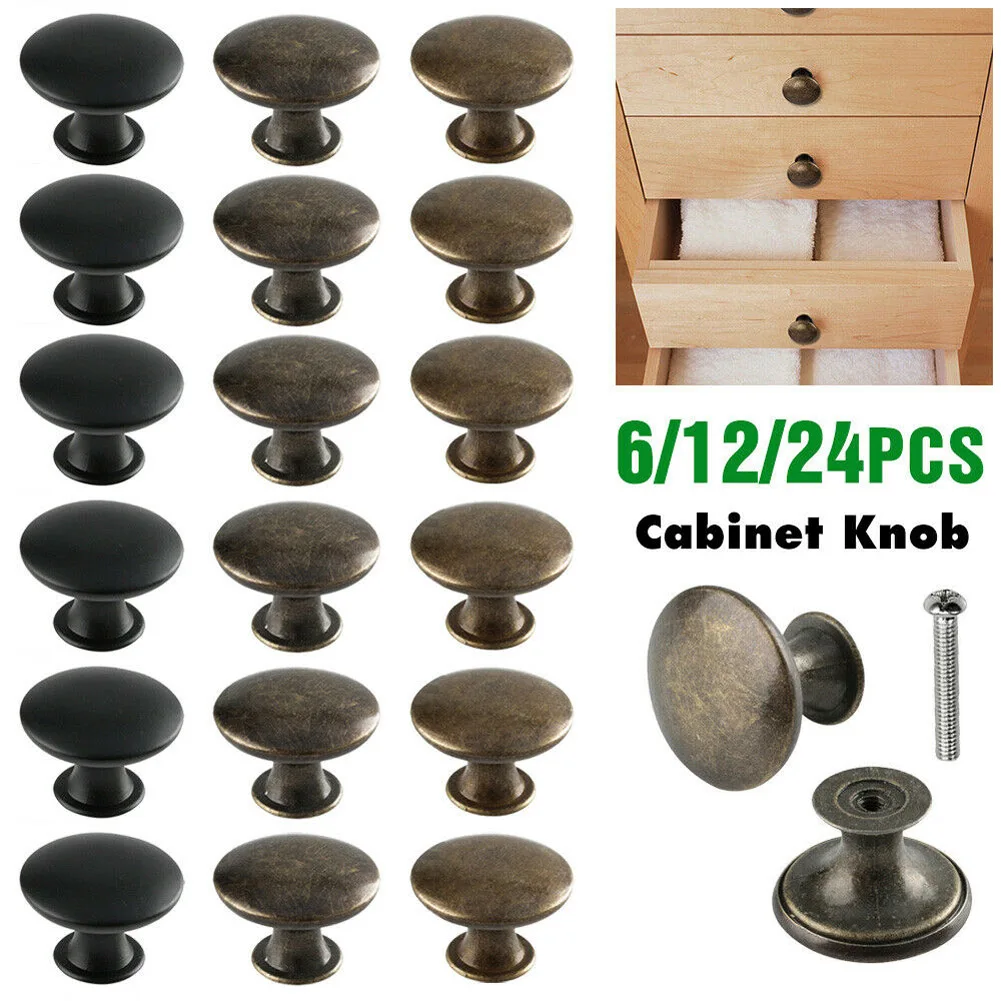 Antique Bronze Cabinet Drawer Knob Furniture Hardware Handles Beast Zinc Alloy Wardrobe Kitchen Pulls Single Pull With Screws