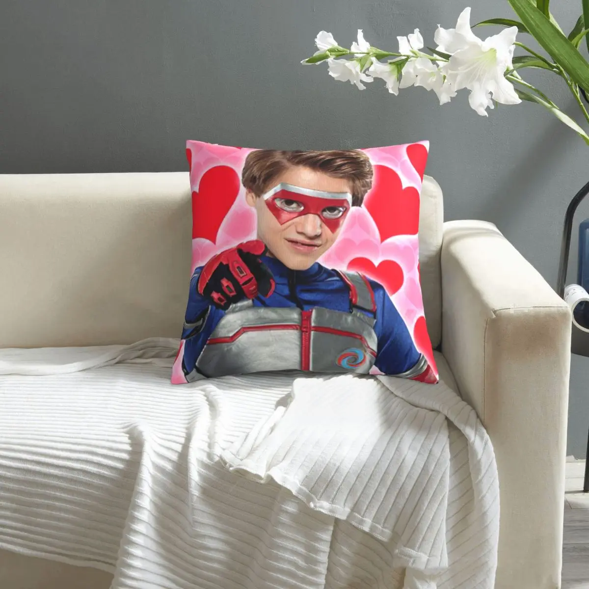 Henry Danger pattern print Cushion Cover Decorative Pillowcase Chair Seat Square Car Pillow Cover Home Living Textile