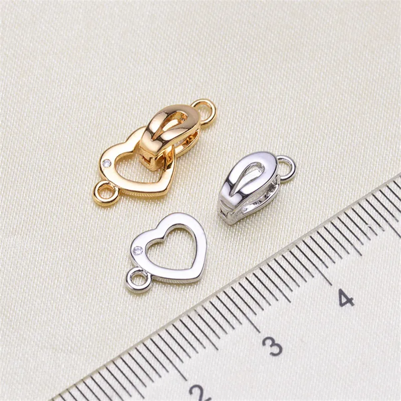 New Jewelry Making DIY Golden/Silvery Connector Clasps Findings Women Fashion Beads Pearls Bracelets Metal Clasps Accessories