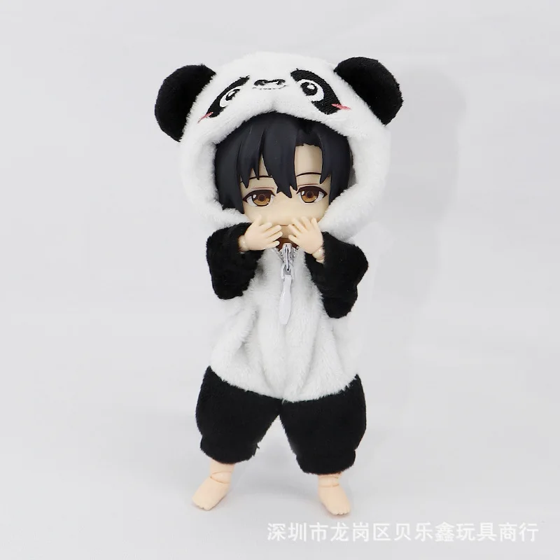 Cute OB11 doll clothes plush small animal one-piece suit for GSC body Molly, Obitsu11, 1/12 BJD doll clothes