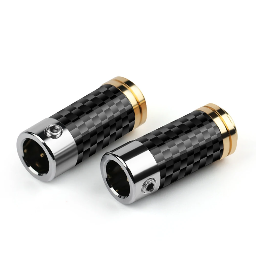 Haldane 2 قطعة ألياف الكربون 2.5 مللي متر متوازن 4 أقطاب أنثى التوصيل جاك كامل متوازن سماعة التوصيل 2.5 مللي متر TRRS موصل محول الصوت