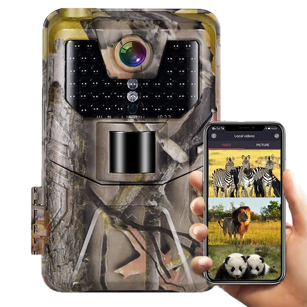 Wifi APP Bluetooth Control Trail Camera Live Show Wildlife Hunting Cameras WIFI900 24MP 1296P Night Vision Photo Traps Cam