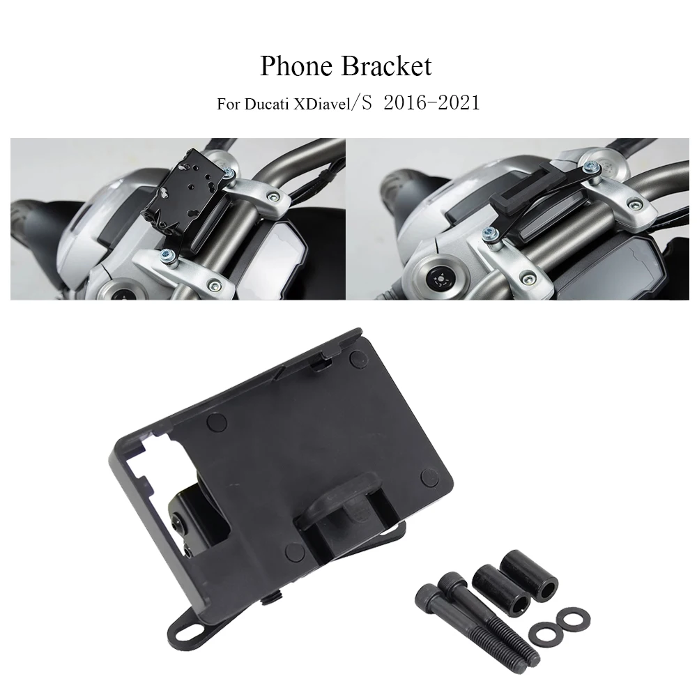 

NEW Mobile Phone GPS Mount USB Wireless Charging Navigation Bracket For Ducati XDiavel XDiavel S 2016 - 2021 2020