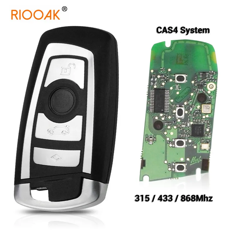 

315/433/868Mhz KR55WK49863 pcf7945 Smart Remote Key Fob Keyless Go For BMW 3 5 7 Series 2009-2016 CAS4 F System