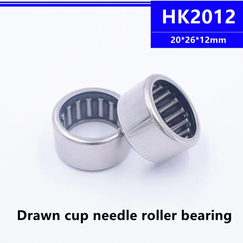 50pcs high quality HK2012 20x26x12 mm Needle Roller Bearing 20*26*12mm HK202612