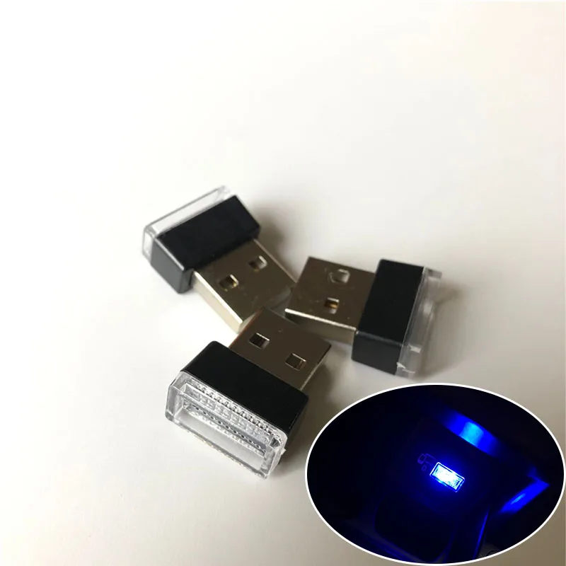 1 Pcs Car USB LED Atmosphere Decorative Lights For BMW 1 2 3 4 5 6 7 X-series E46 E90 E60 X1 X3 X4 X5 X6 X7 F07 F09 F10 F30 F35