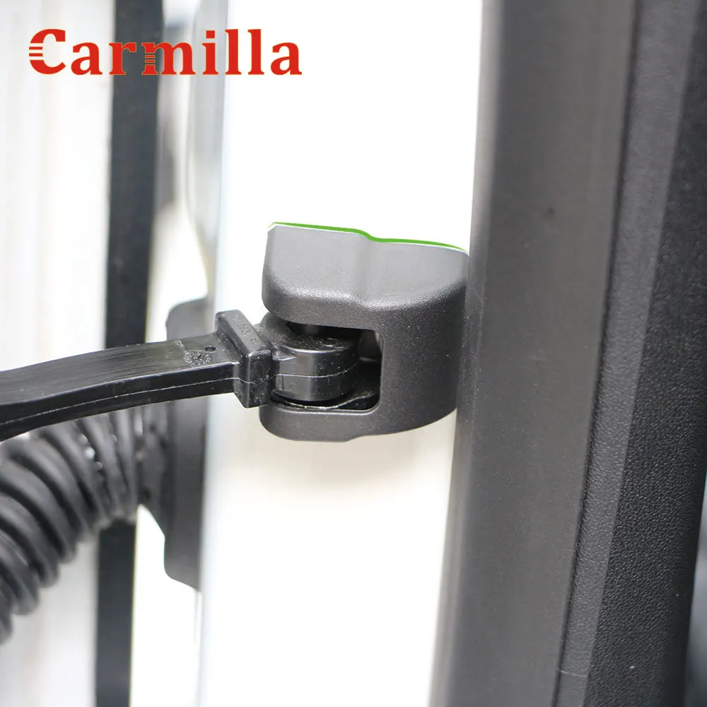 4Pcs ABS Car Door Lock Protection Cover Doors Lock Sticker for Ford Focus 3 Mk3 Fiesta MK7 2009-2015 Ecosport Car Protector