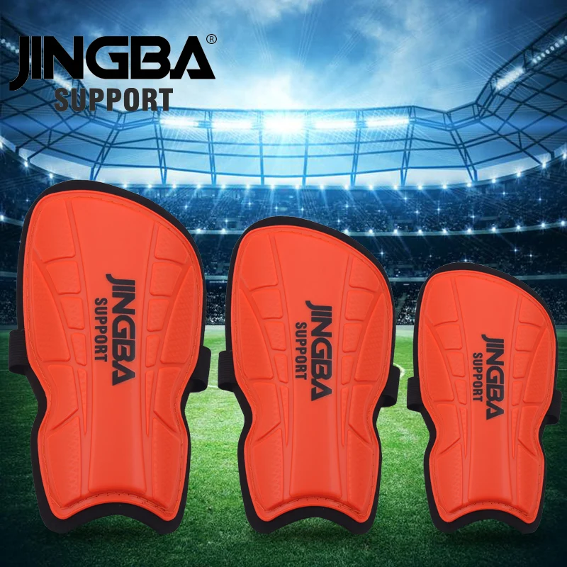 JINGBA SUPPORT Adults Kids Soccer Training Shin Guards Pads Football Protective Leg protege tibia football adultes support